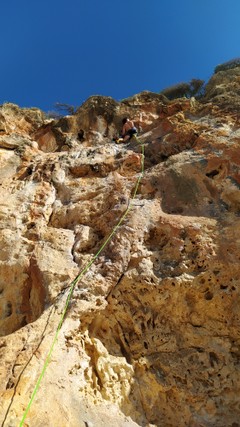 magnesera escalada con tela mallorquina #magnesera #escalada #climbing  #telamallorquina